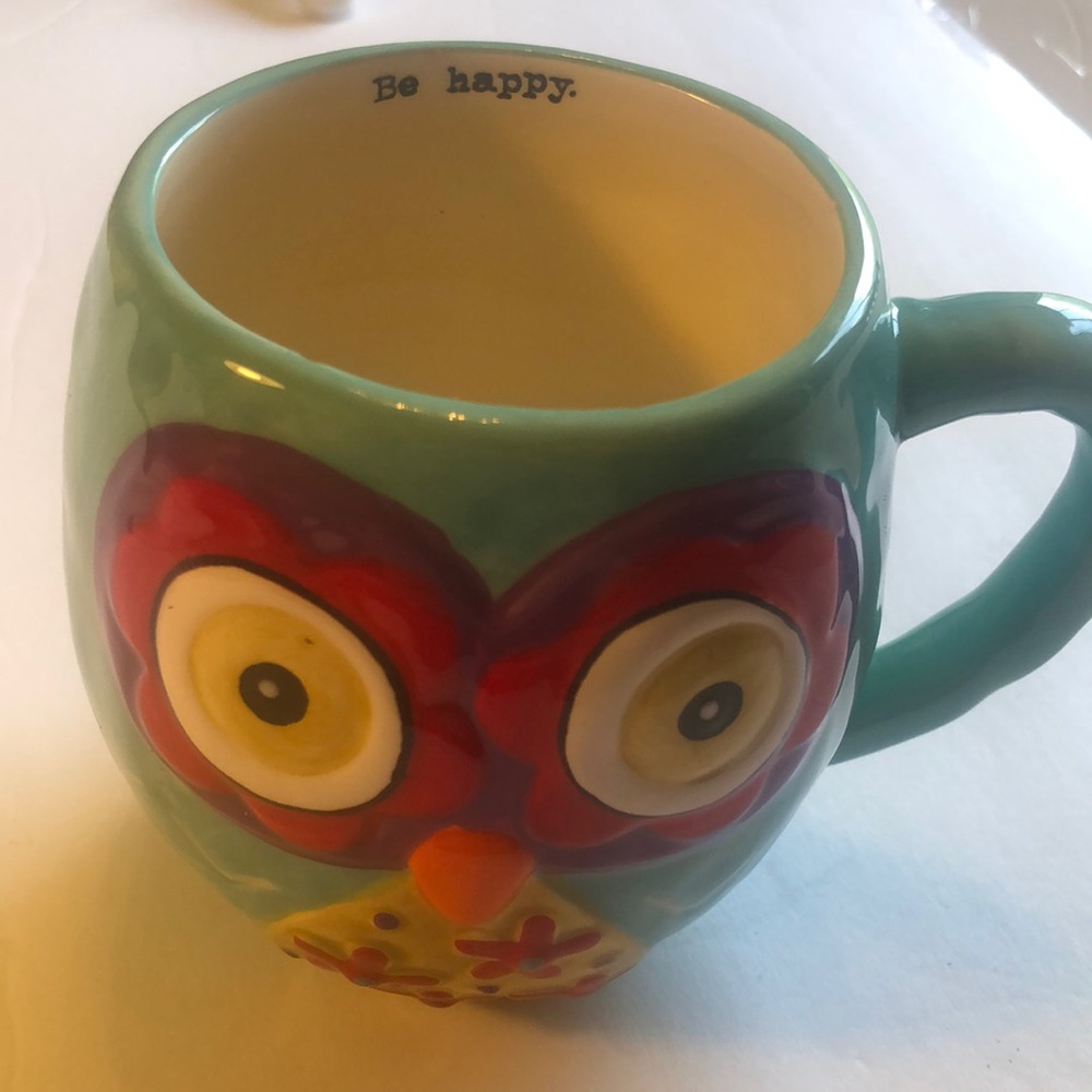 Owl Be happy coffee mug